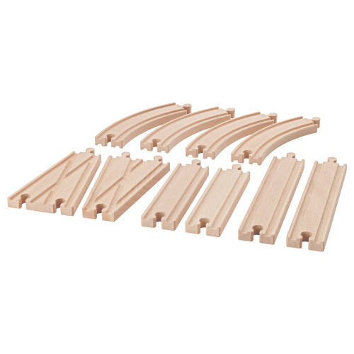 

ЛИЛЛАБУ Железная дорога, дополнительные детали, 10 штук 30363725 IKEA, ИКЕА, LILLABO