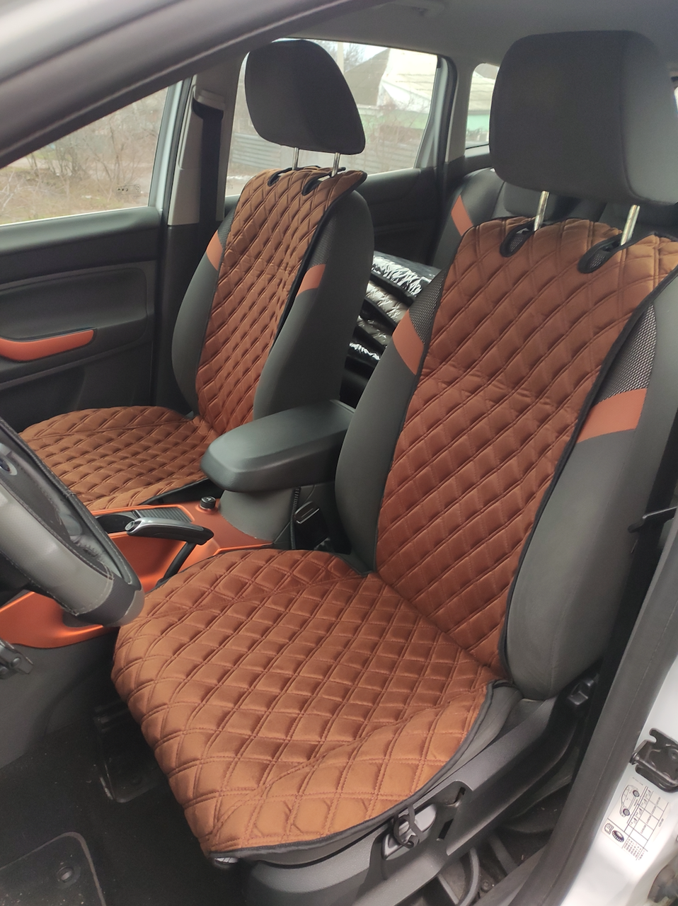 

Накидки из эко-замши (передние) на сиденья Nissan Micra K12 2003-2010