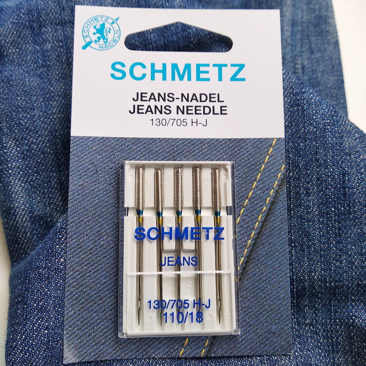 

Голки побутові, Schmetz для джинсу №110