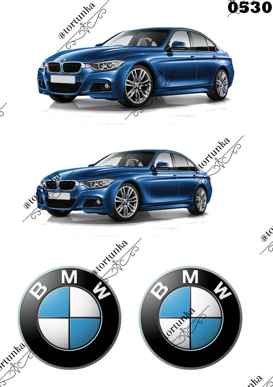 

Вафельна картинка БМВ №0530