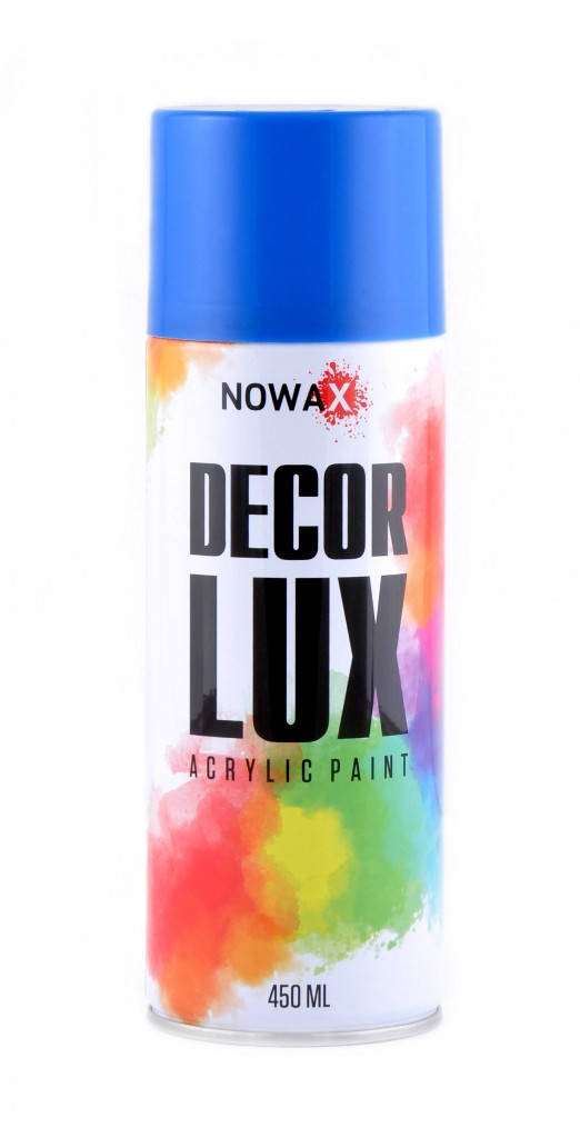 

NOWAX Decor Lux Акриловая спрей-краска голубое небо NX48032 450мл