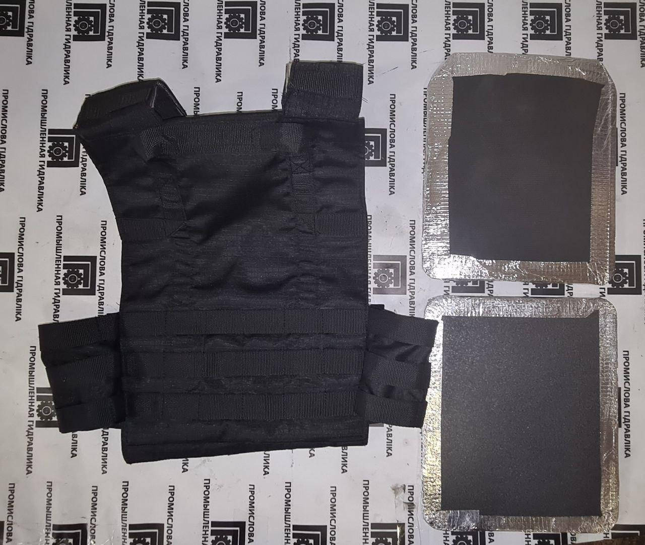 

Бронежилет (плитоноска) 4+ класс по НАТО производство Украина, металл RELIA 500, без карманов с системой молле