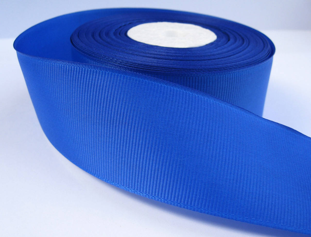 

Лента репсовая 4 см синяя