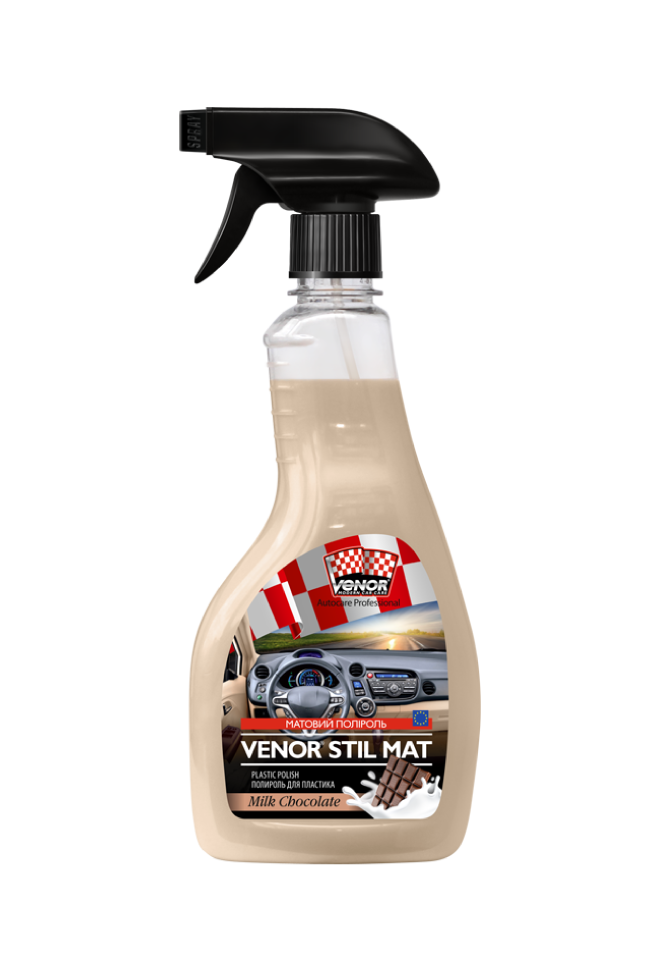 

Полироль для пластика Venor Stil Mat Milk Chocolate 500 мл, Кремовый