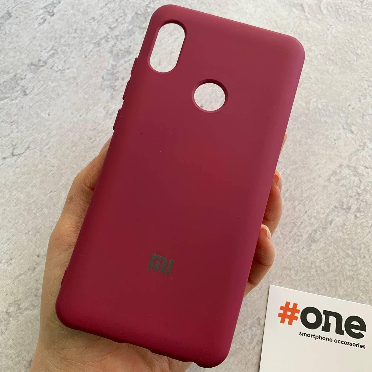 

Чехол для Xiaomi Redmi Note 5 с микрофиброй бархатный внутри накладка чехол на сяоми нот 5 бордовый CFA