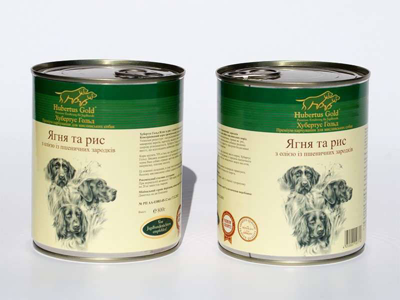

Консервированный корм для собак. Hubertus Gold. Ягненок и рис