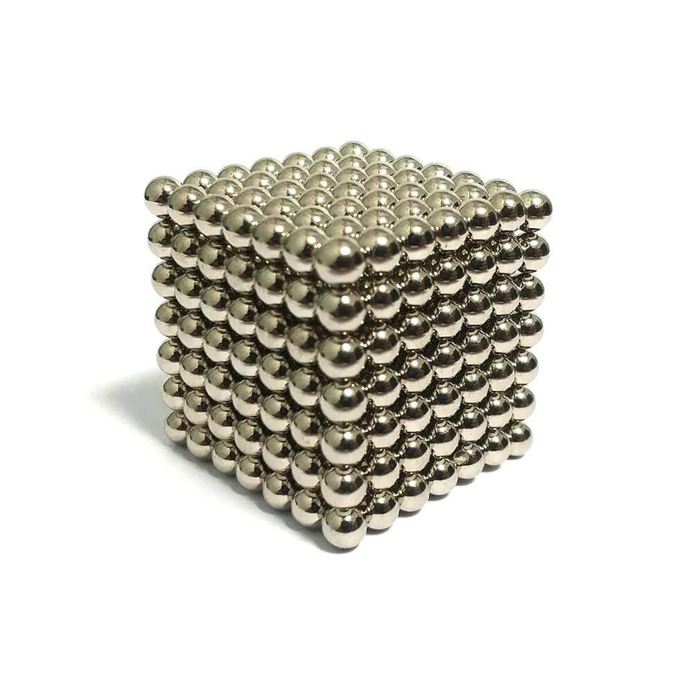 

Неокуб NeoCube Серебристый 7x7x7, 343 шарика