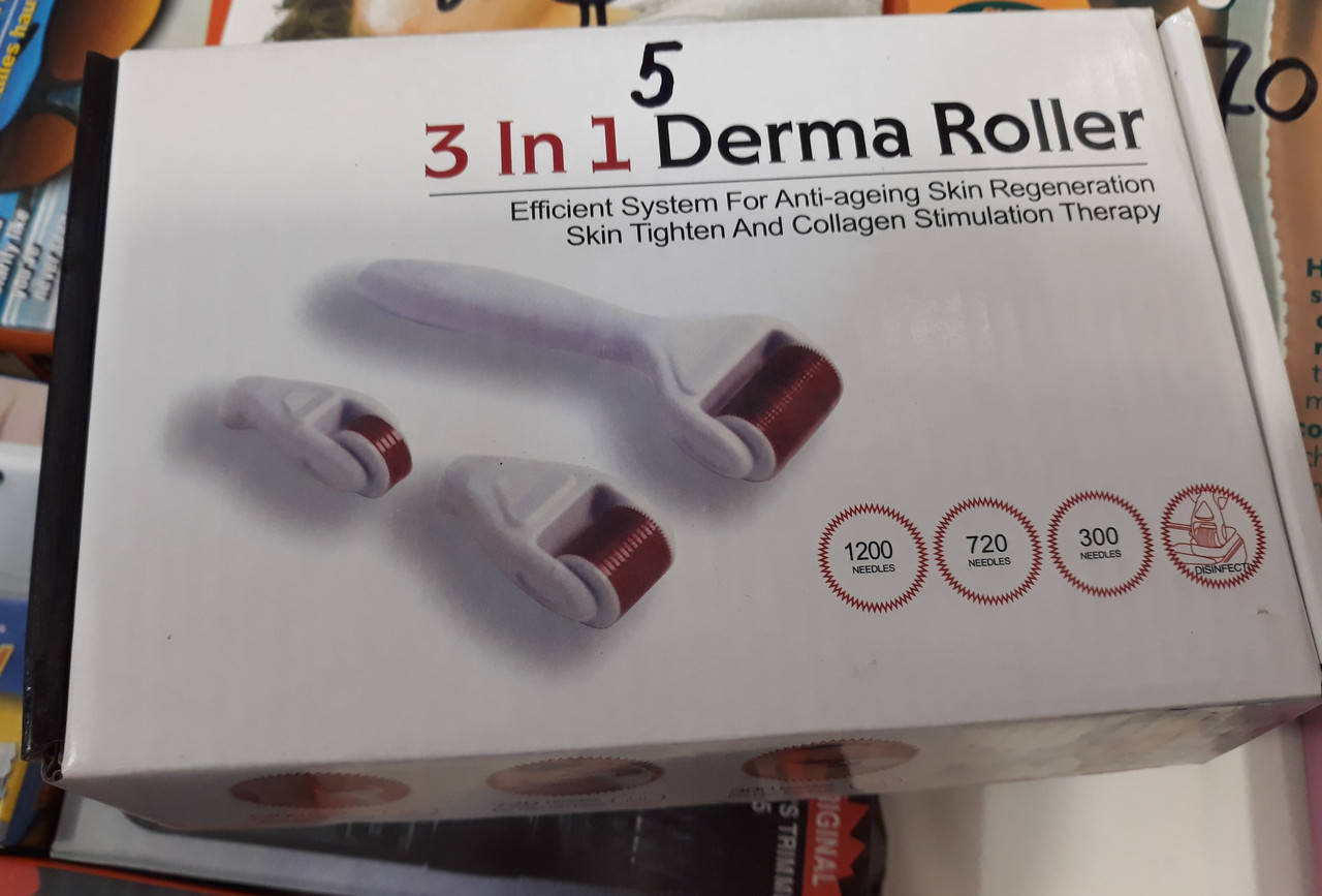

Мезороллер (Дермороллер )Derma Roller 3 в 1