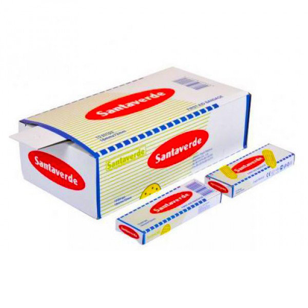

Santaverde Пластырь медицинский на тканевой основе 10 шт, Телесный