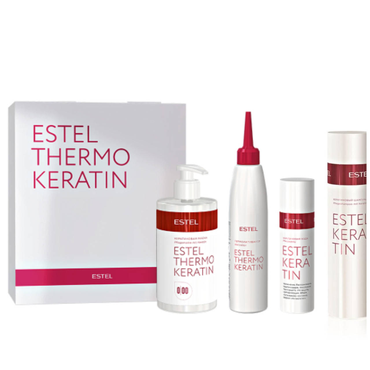 

Набор серии Термокератин для волос Thermo Keratin Estel 435мл/250мл/200мл/100мл