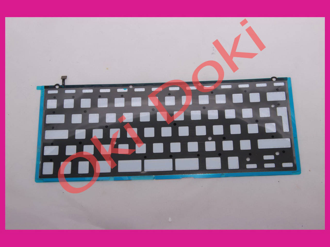 

Подсветка для клавиатуры ноутбука APPLE MacBook Pro A1278 2008 2009 2010 2011 13.3" rus black вертикальный Enter, Черный