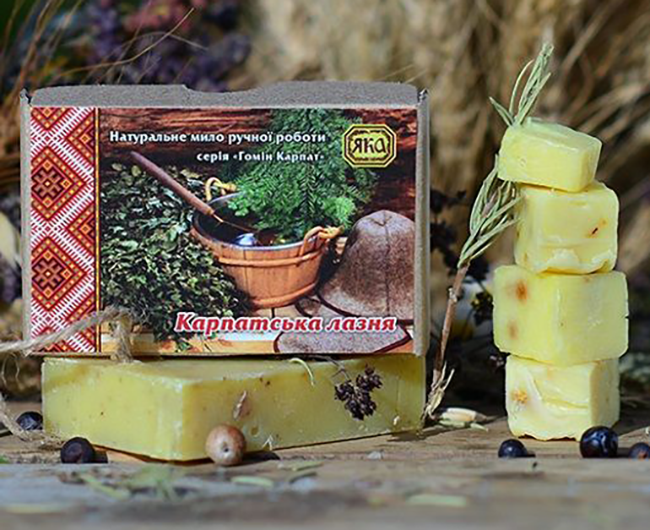

Натуральное мыло ручной работы "Карпатская баня", ЯКА, 75 г