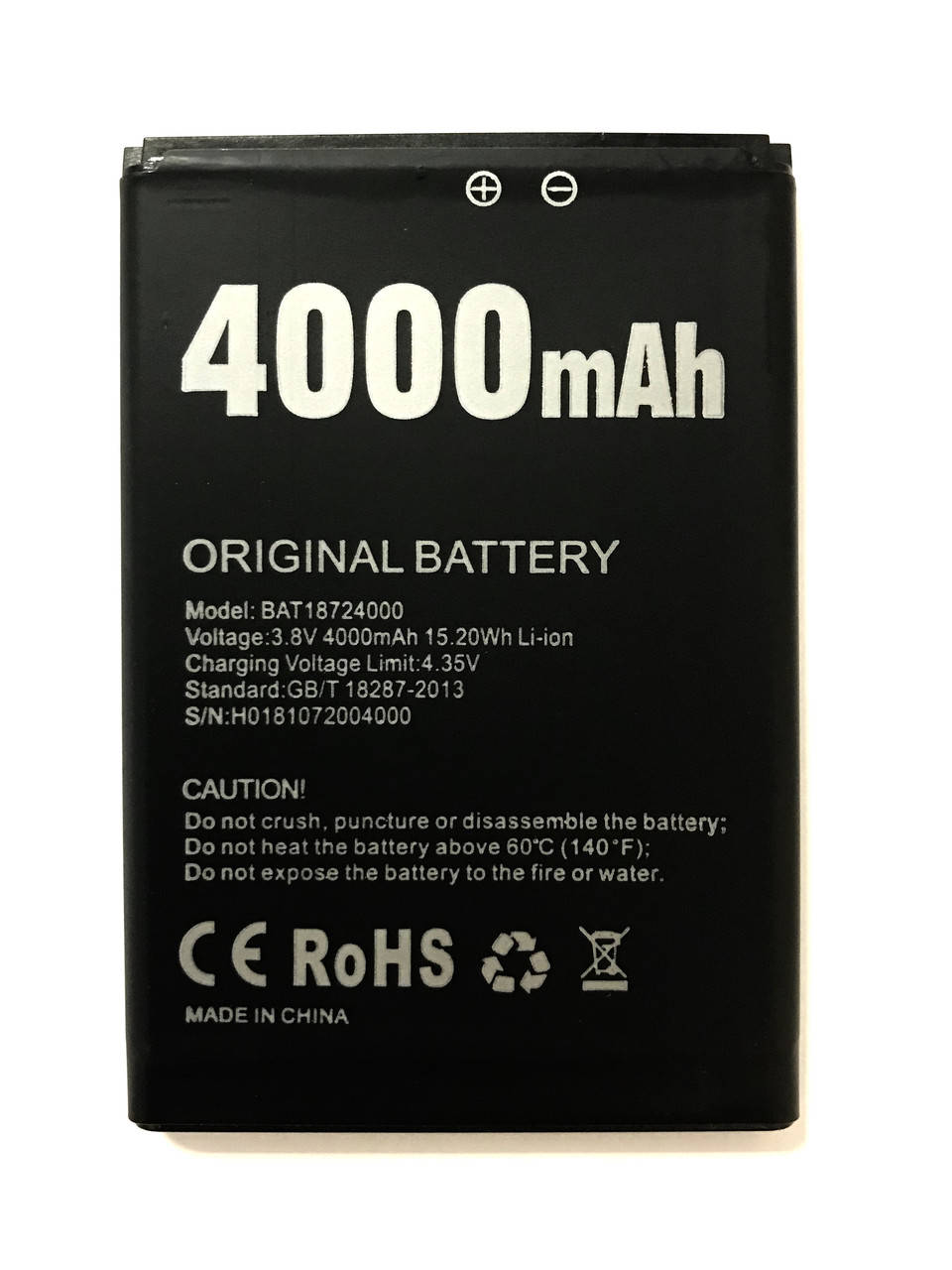 

Аккумулятор Doogee X70 BAT18724000