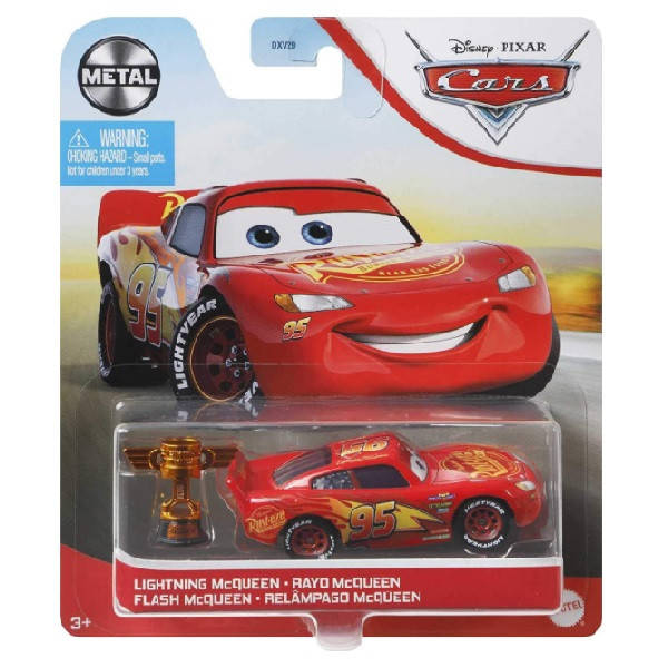 

Disney Pixar Cars Lightning McQueen with Piston Cup GRR76 Mattel Тачки Блискавка Маквін, Красный