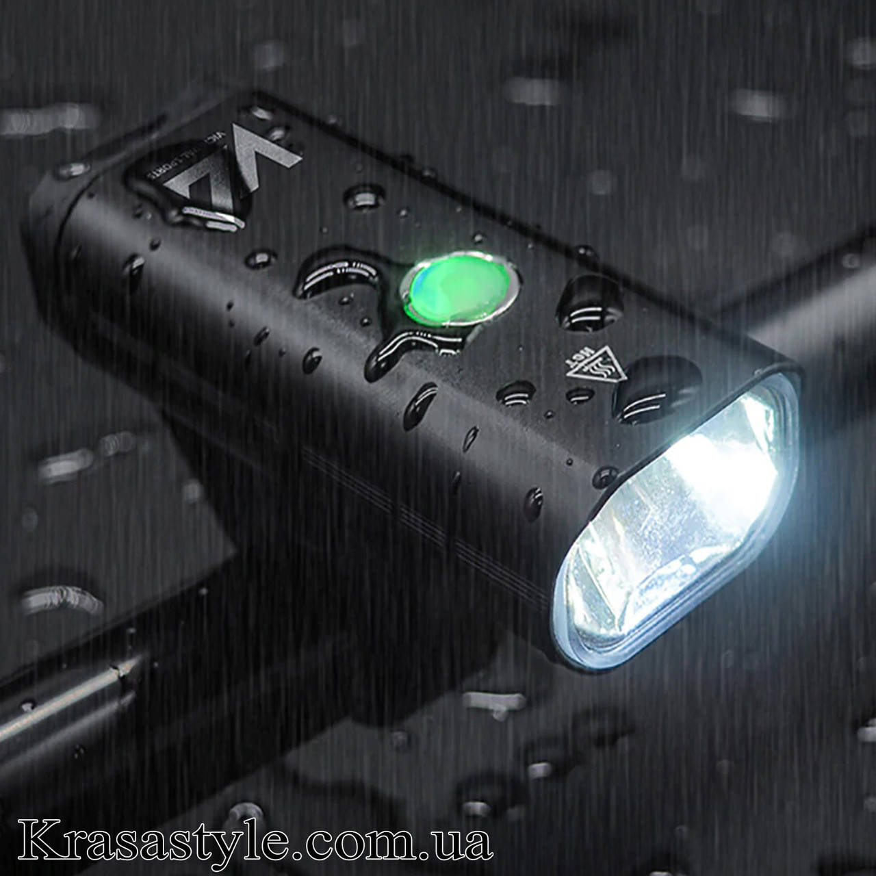 

Алюминиевый велосипедный LED фонарик 3 режима 250LM