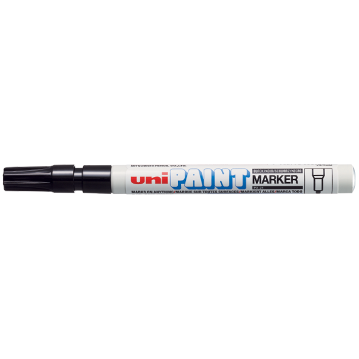 

Маркер uni PAINT 0812мм черный