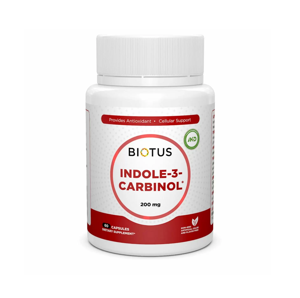 

Индол-3-карбинол, Indole-3-carbinol, Biotus, 60 капсул (BIO-531026)
