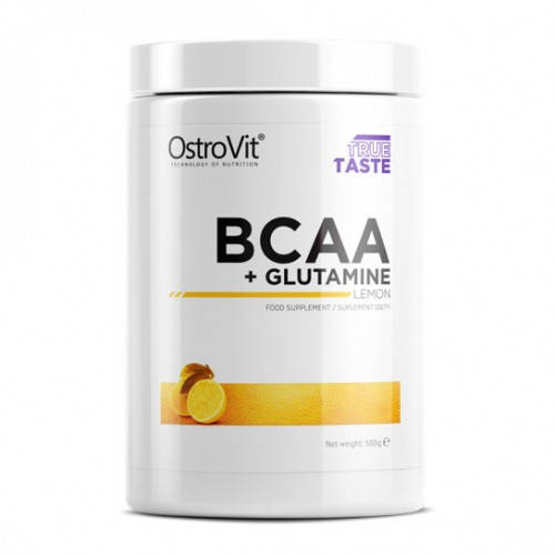 

Аминокислоты БЦАА Ostrovit BCAA + L-Glutamine 500g Lemon