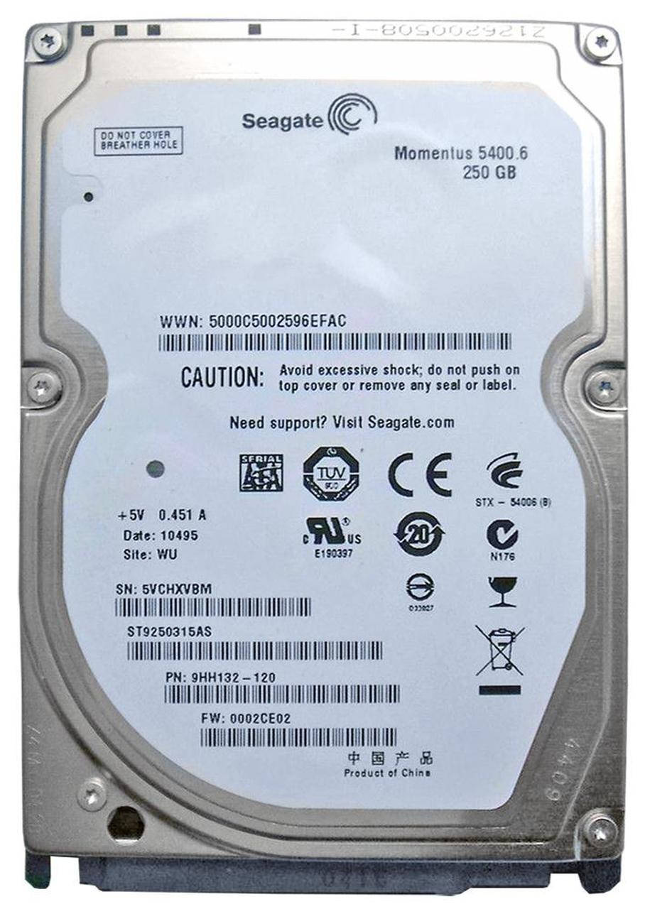 

Жесткий диск Seagate 250GB 5400rpm 8MB SATAII (ST9250315AS) 2.5 Refurbished