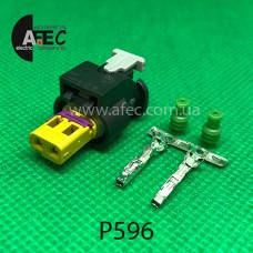 

Разьем 2-х контактный датчика удара подушки безопасности на Ауди,Фольксваген,Шкода