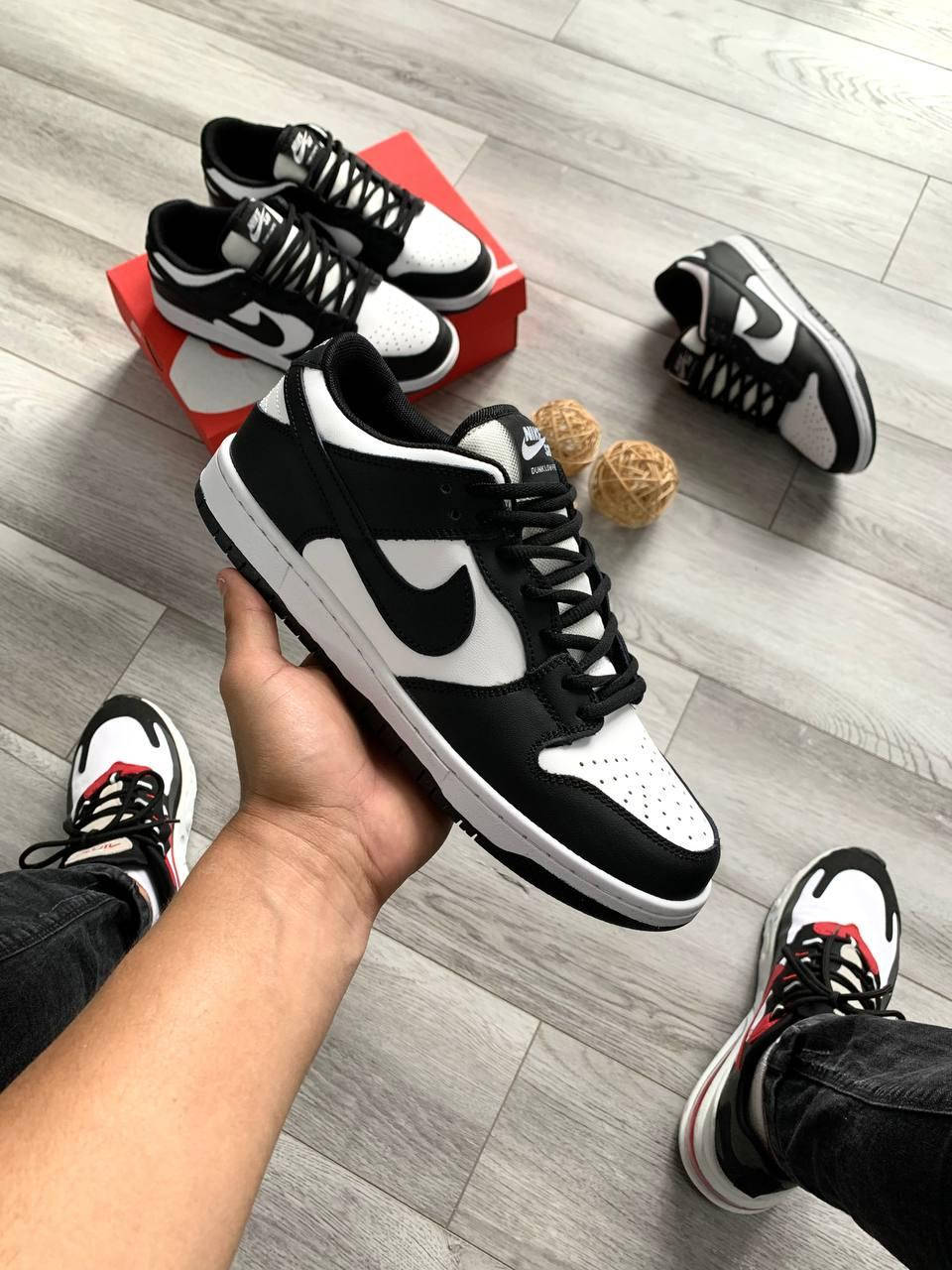 

Мужские кроссовки Nike SB Dunk производства Вьетнам, Черно-белый