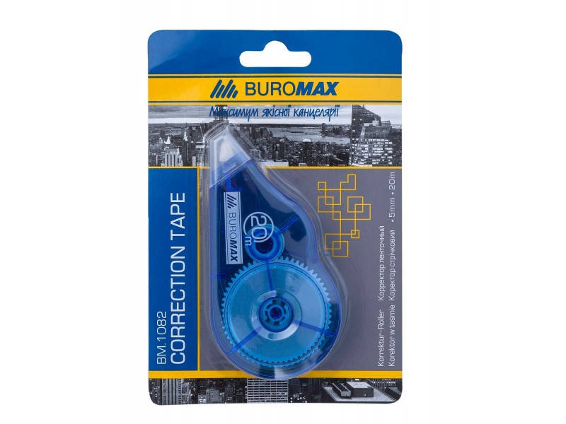 

Корректор ленточный Buromax 5 мм х 20 м (BM.1082) buromax (94030856)