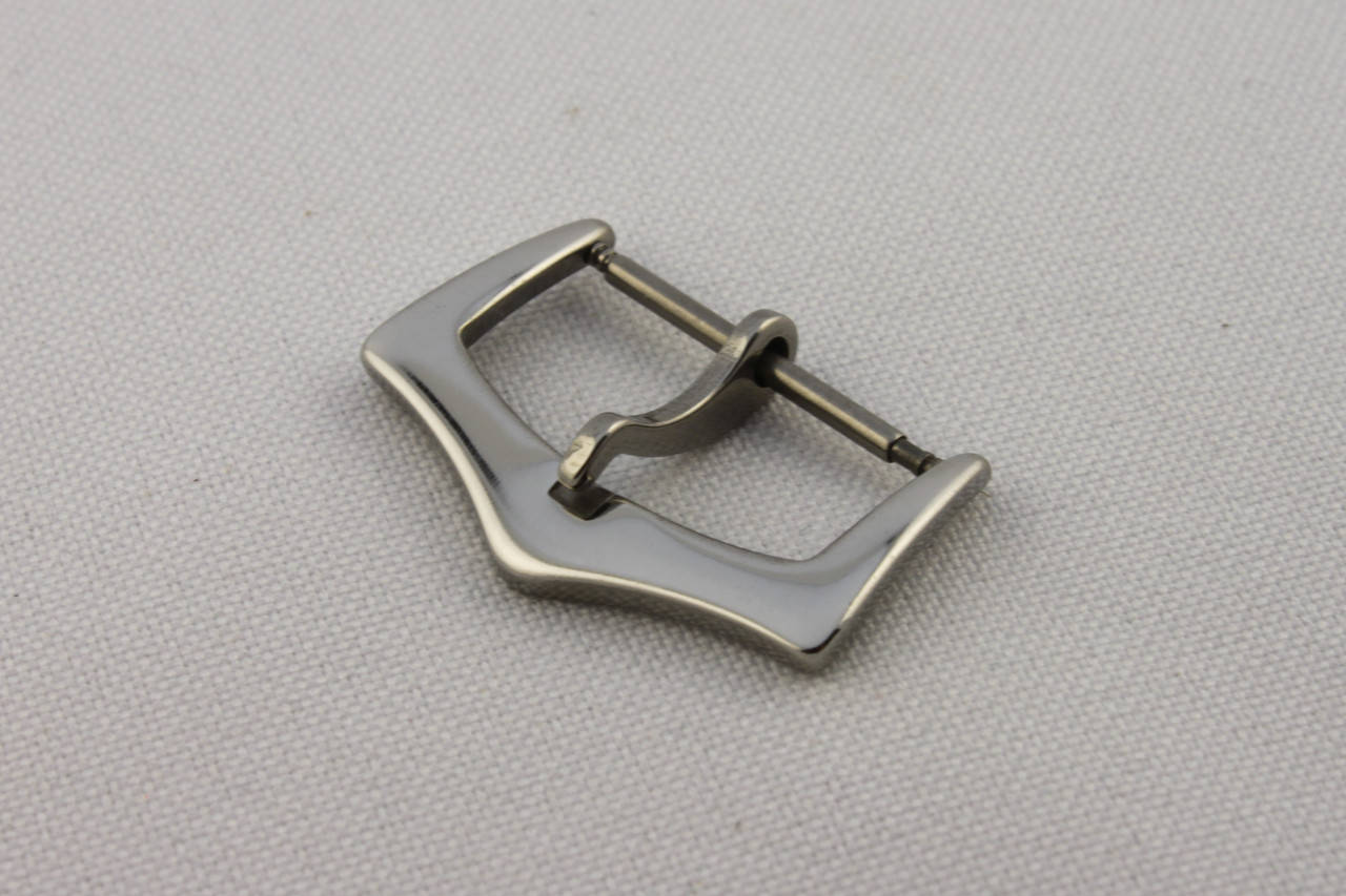 

Пряжка для ремешка часов, ширина - 20 мм, цвет - никель, артикул СК 5674