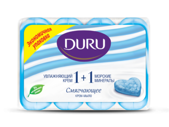 

Мыло DURU 1+1 Морские минералы (4Х80 гр.)
