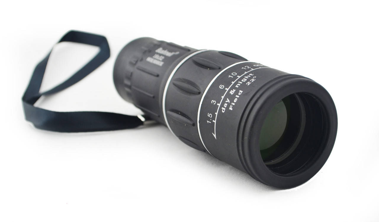 

Монокуляр, подзорная труба, монокль с чехлом Bushnell 16x52, Черный