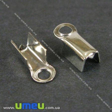 

Зажимы, 9х3,5 мм, Темное серебро, 20 шт (ZAG-000346)