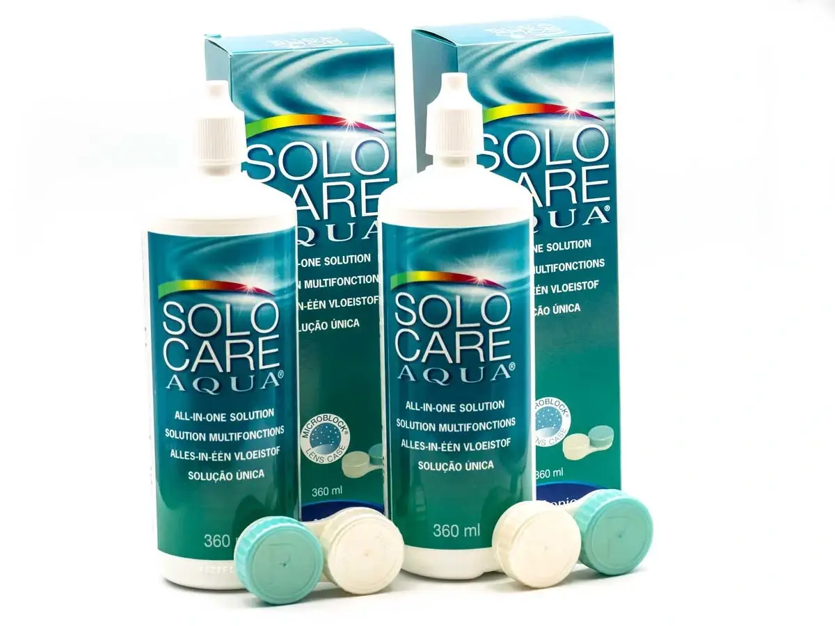 

Раствор для контактных линз SOLO CARE AQUA 2x360 Air Optix