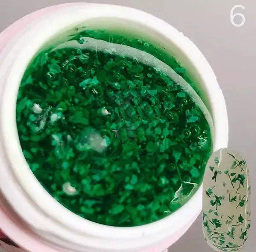

Гель с сухоцветами Saga Flower gel 06