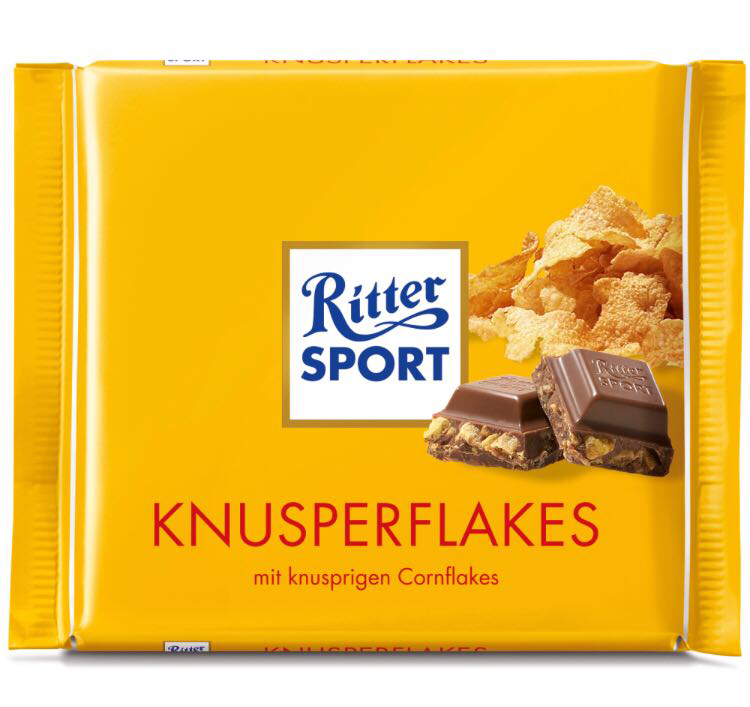 

Шоколад Ritter Sport Knusperflakes молочный с кукурузными хлопьями 100 г