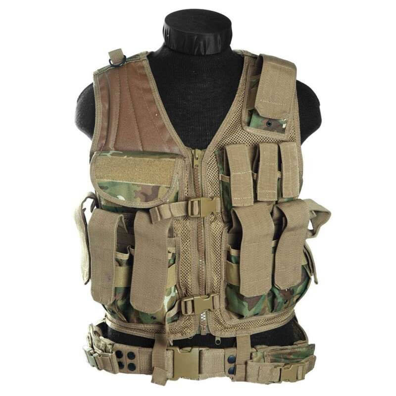 

ЖИЛЕТ РАЗГРУЗОЧНЫЙ USMC GEN.II С РЕМНЕМ, [1125] ARID-WOODLAND, STURM MIL-TEC® REENACTMENT