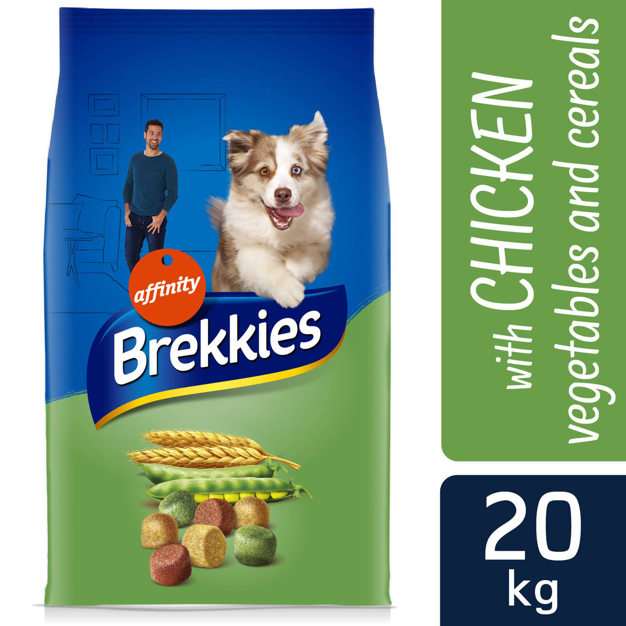 

Brekkies (Бреккис) Dog Chicken для собак всех пород 20кг