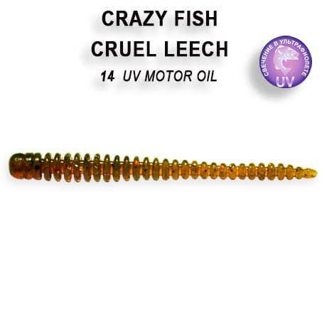

Съедобный силикон Crazy Fish Cruel leech 2.2" 8-55-14-6 кальмар