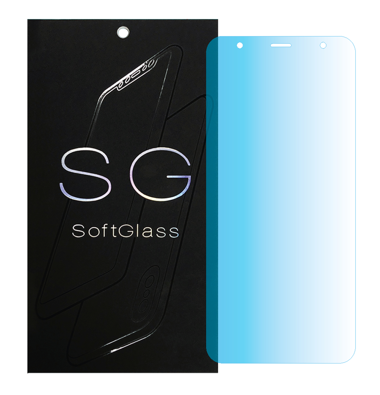 

Полиуретановая пленка Samsung J6 Plus J610 на Экран SoftGlass, Прозрачный