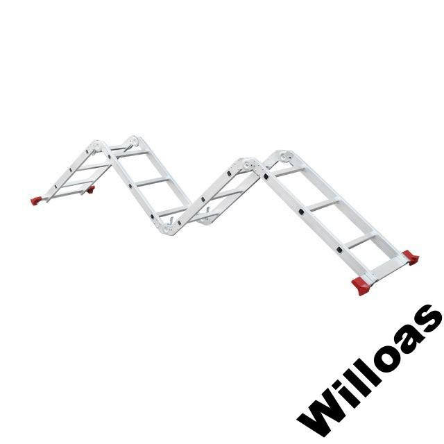 

Лестница алюминиевая трансформер 4*3 ступ LT-0030