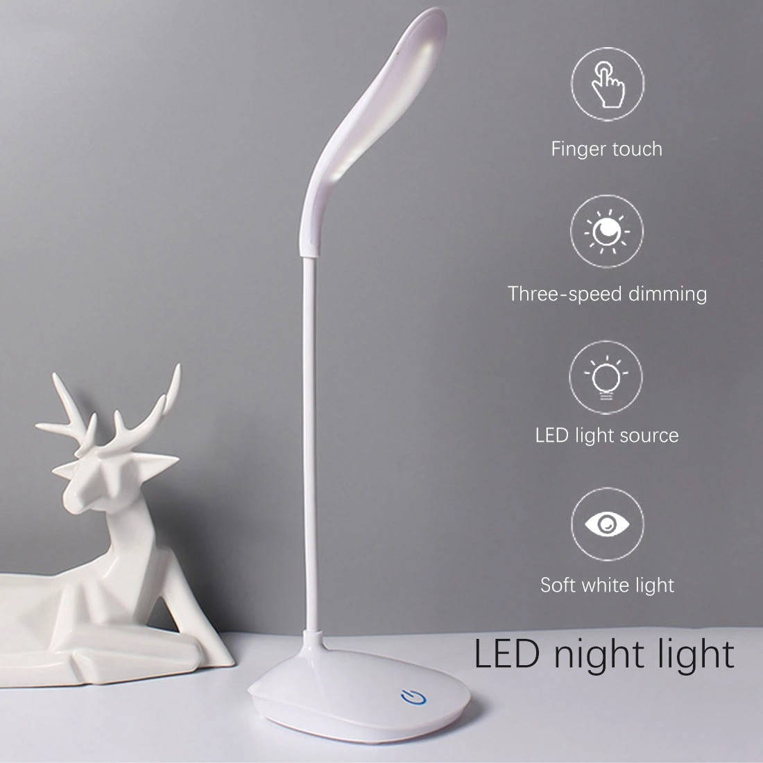 

Настольная лампа Lova eye Soft light Reading eye lamp, Белый