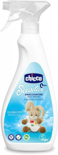 

Пятновыводитель-спрей для тканей Chicco Sensitive 500 мл детский (10102.00)