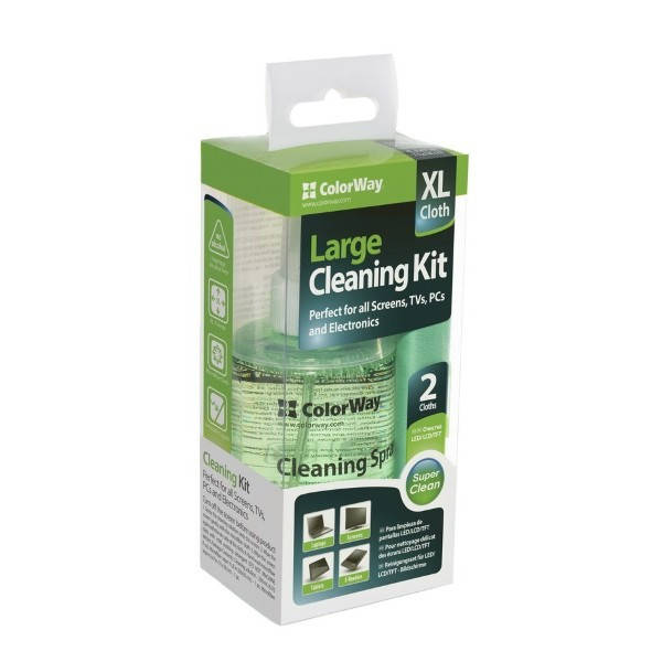 

Спрей+мікрофібри для чистки ColorWay CW-5200