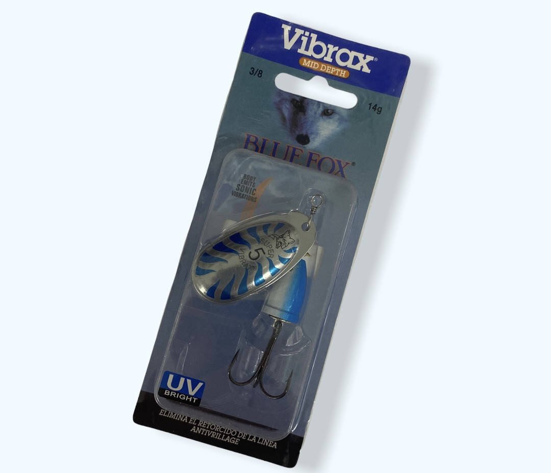 

Блесна вертушка светонакопительная BLUE FOX UV 14 г. 15, Синий