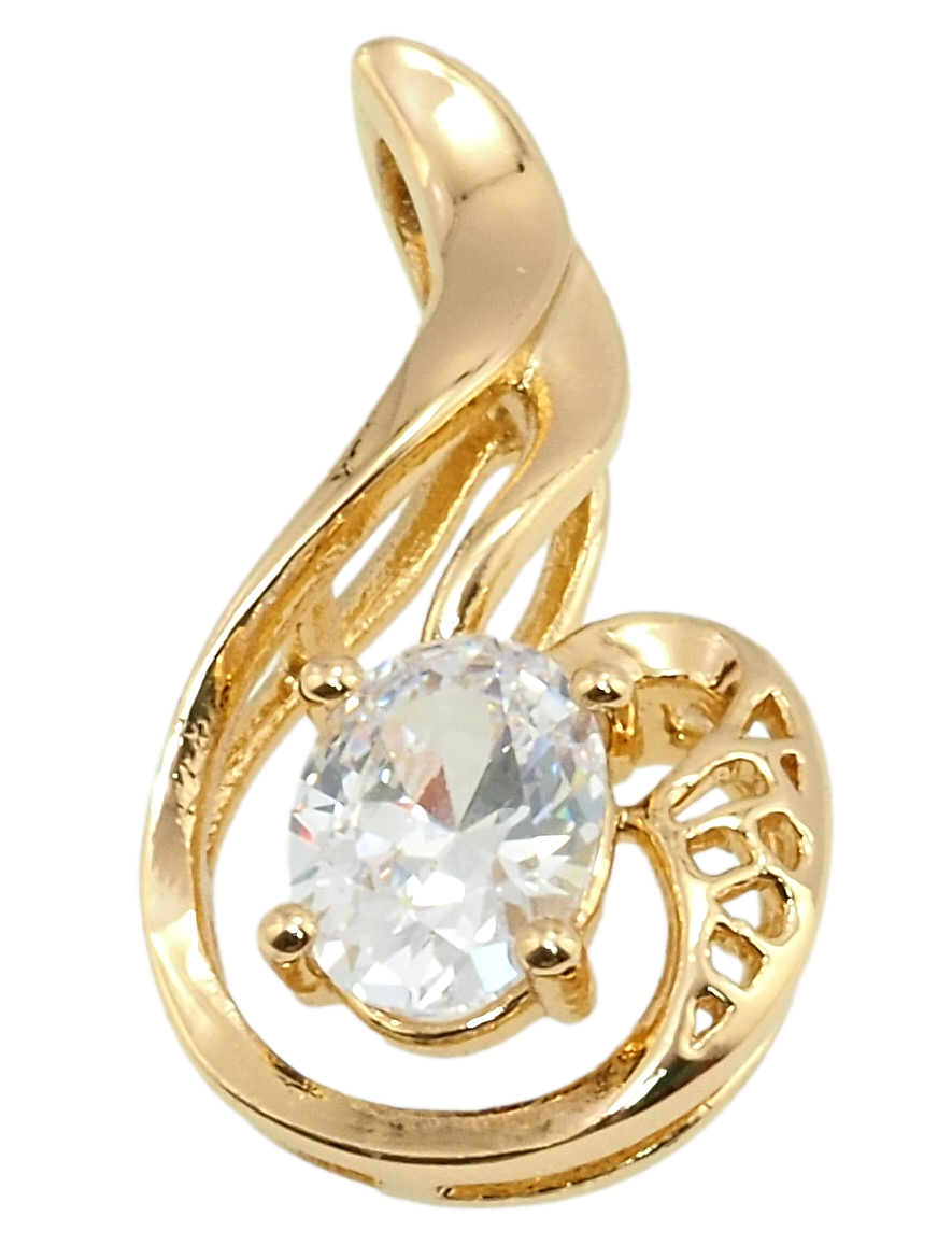 

Кулон Xuping Позолота 18K "Подвеска с фианитом" для цепочки до 3мм