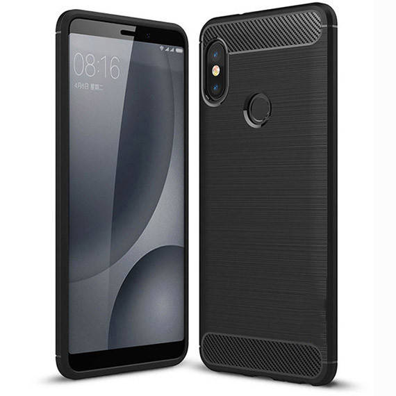

Противоударный чехол для Xiaomi Redmi Note 5 Черный бампер
