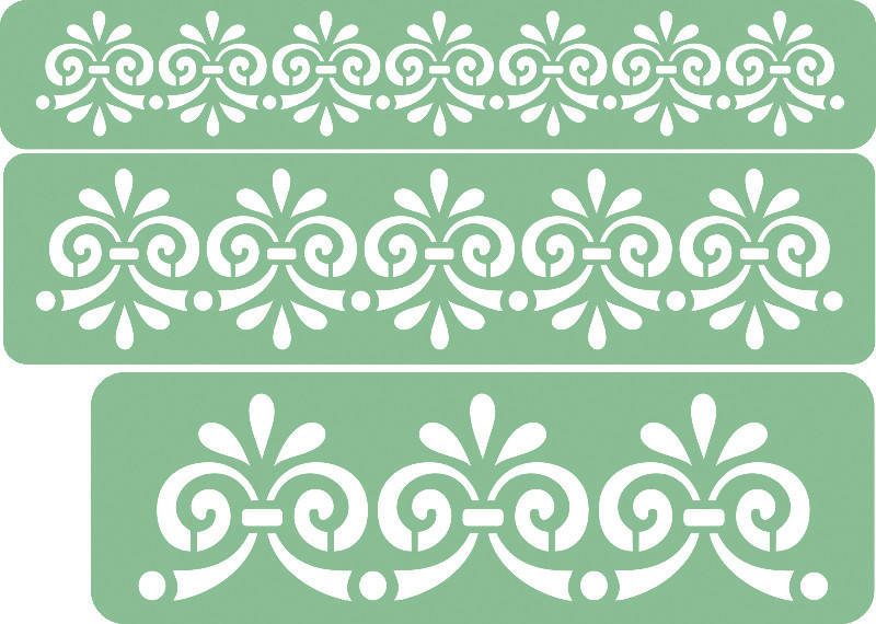 

Трафарет орнамент