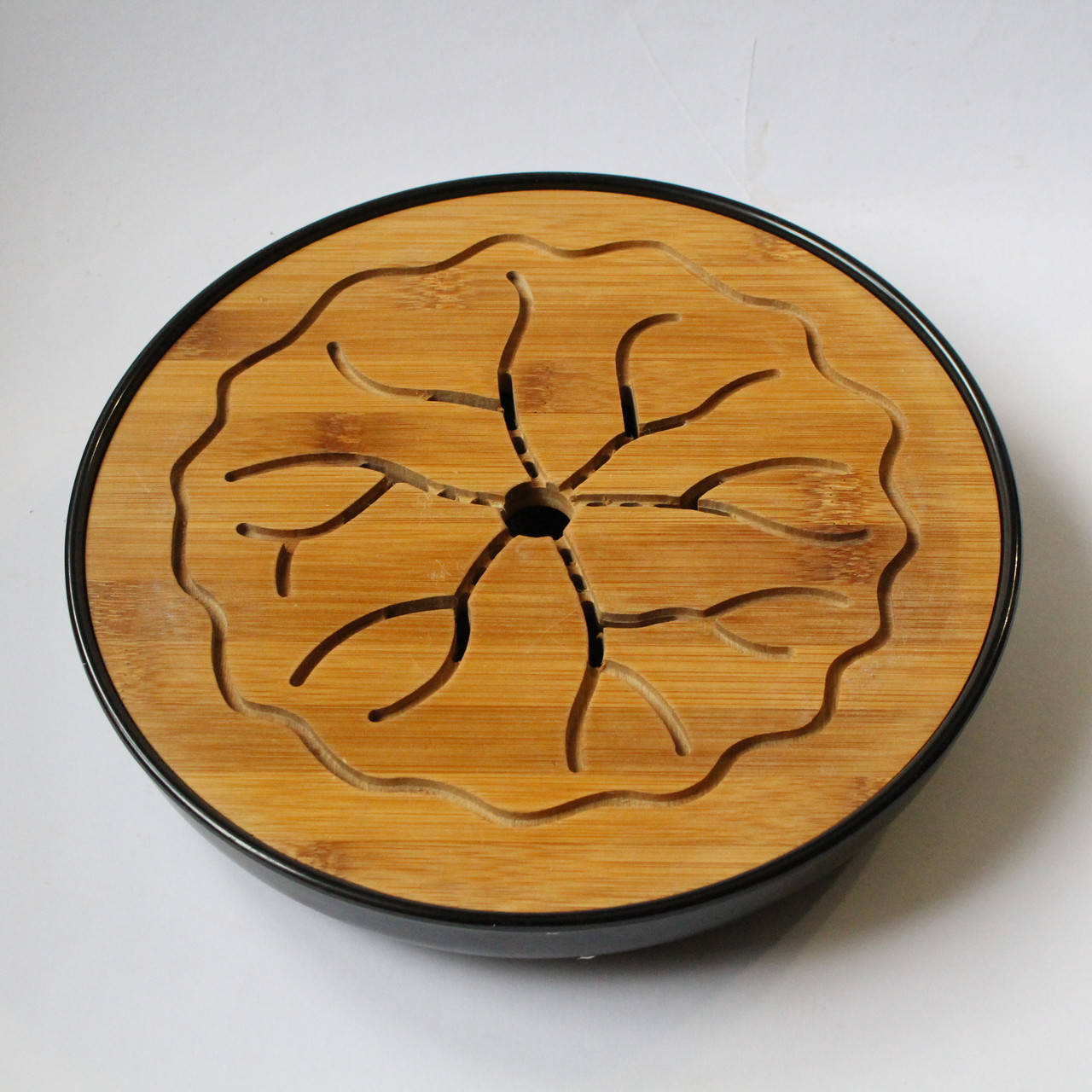 

Бамбуковая чабань (чайная доска) для чайной церемонии с поддоном