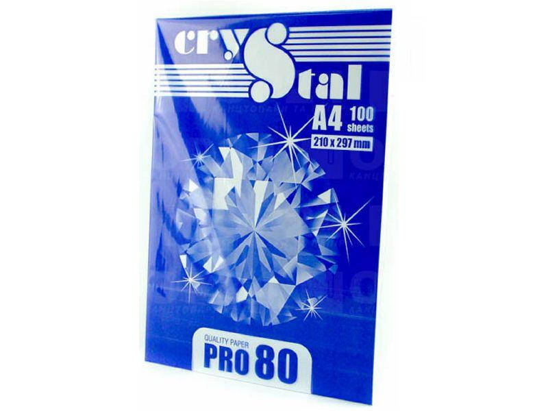 

Бумага офисная А4 (100л) Crystal Pro 80 класс С
