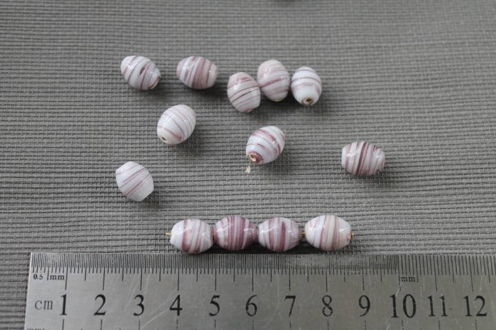 

Бусины Лэмпворк (Lampwork) 12\10 мм, 1 шт