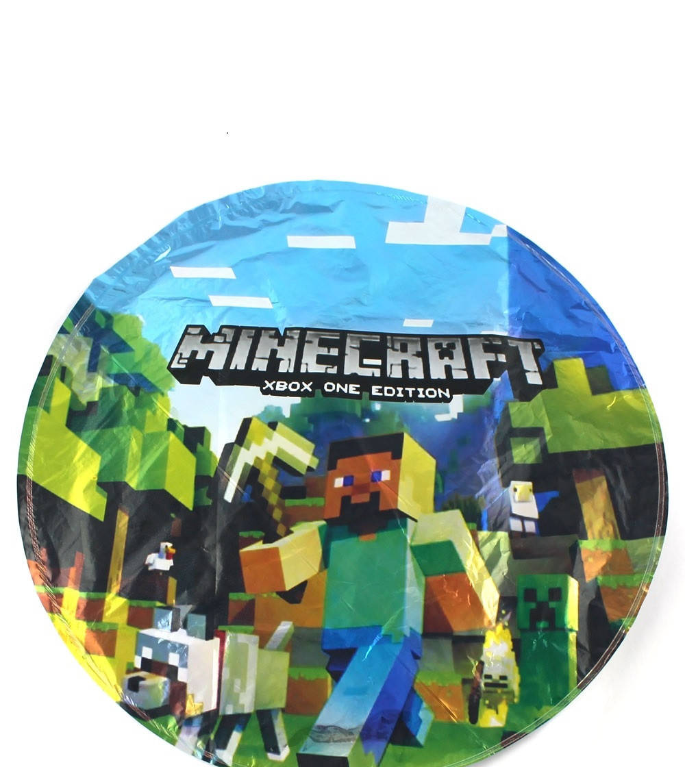 

Фольгированный круг с рисунком 18"(45см) "MINECRAFT", Китай