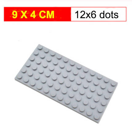 

Базова пластина для ЛЕГО, LEGO поле 9х4 см (светло-серый)